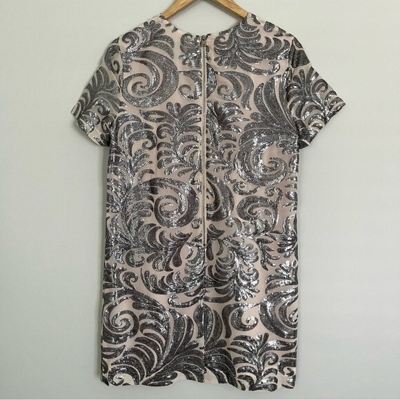 NWT Forever 21 Sequin Short Sleeve Shift Dress, Size S - Picture 4 of 8